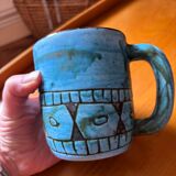 Rare vintage Maunier Vallauris mug
