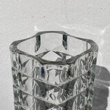 Classic transparent glass vase
