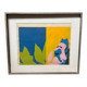 Lithograph entitled "Fra serena on rebecca et helena" by Erik Rasmussen