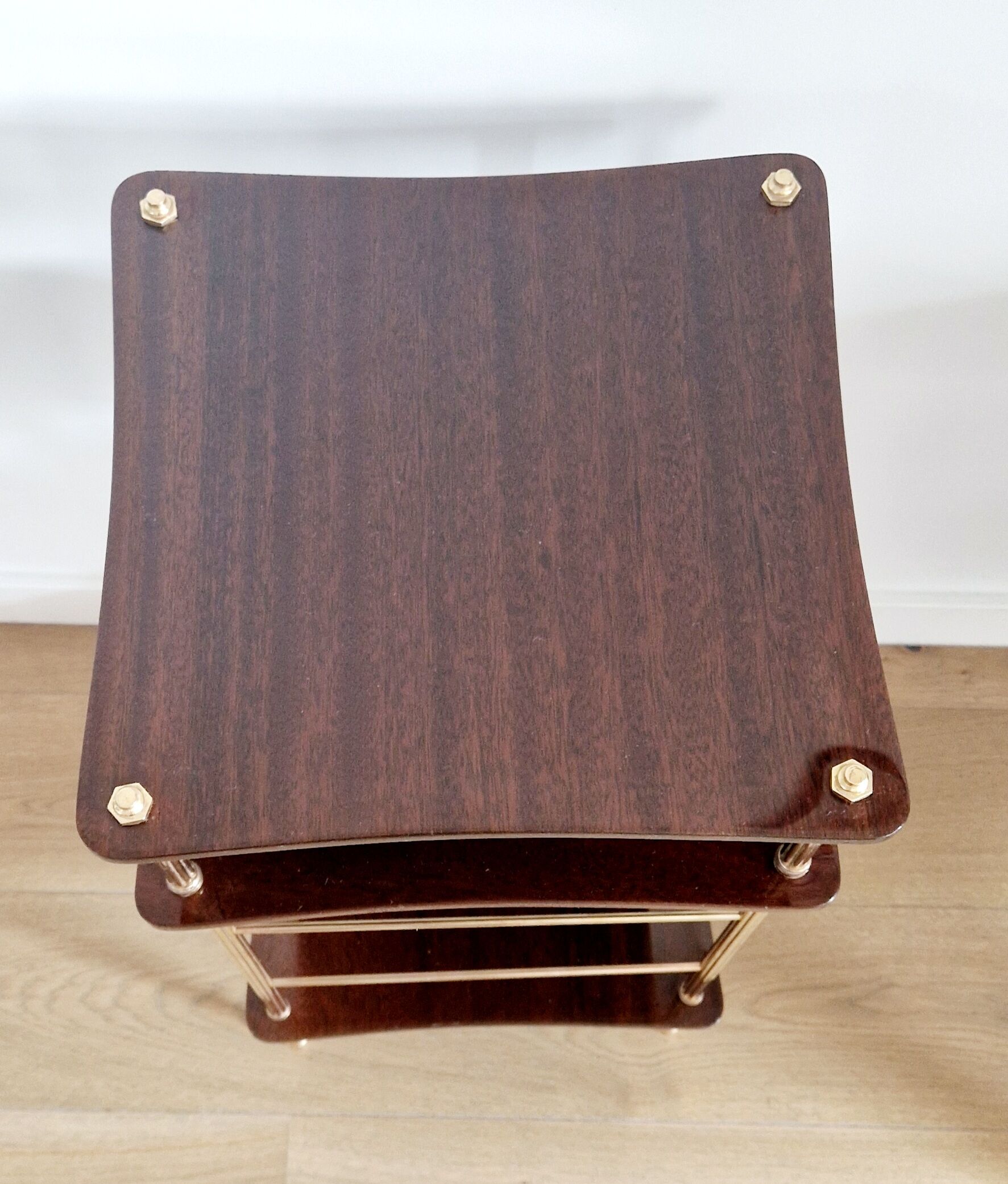 Vintage pedestal table 70s