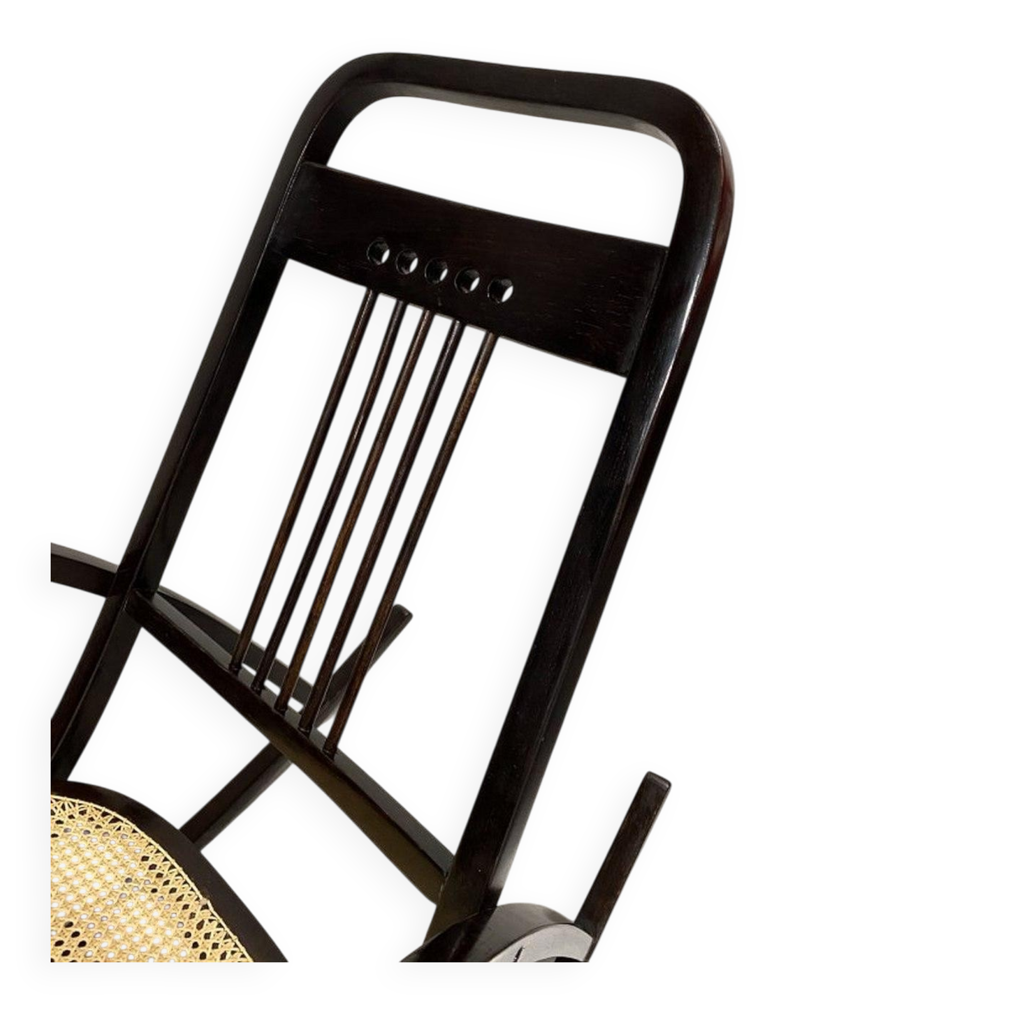 Chaise à bascule Sécession n°7211 par Marcel Kammerer pour Thonet