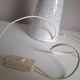 Lamp from the Brussels Porcelain Factory, ceramic light fixture