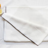 Nappe en lin upcyclée blanche