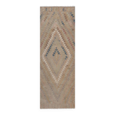 Vintage Turkish hallway rug 134x374 cm