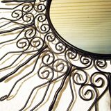 Mirror sun wrought iron 70cm