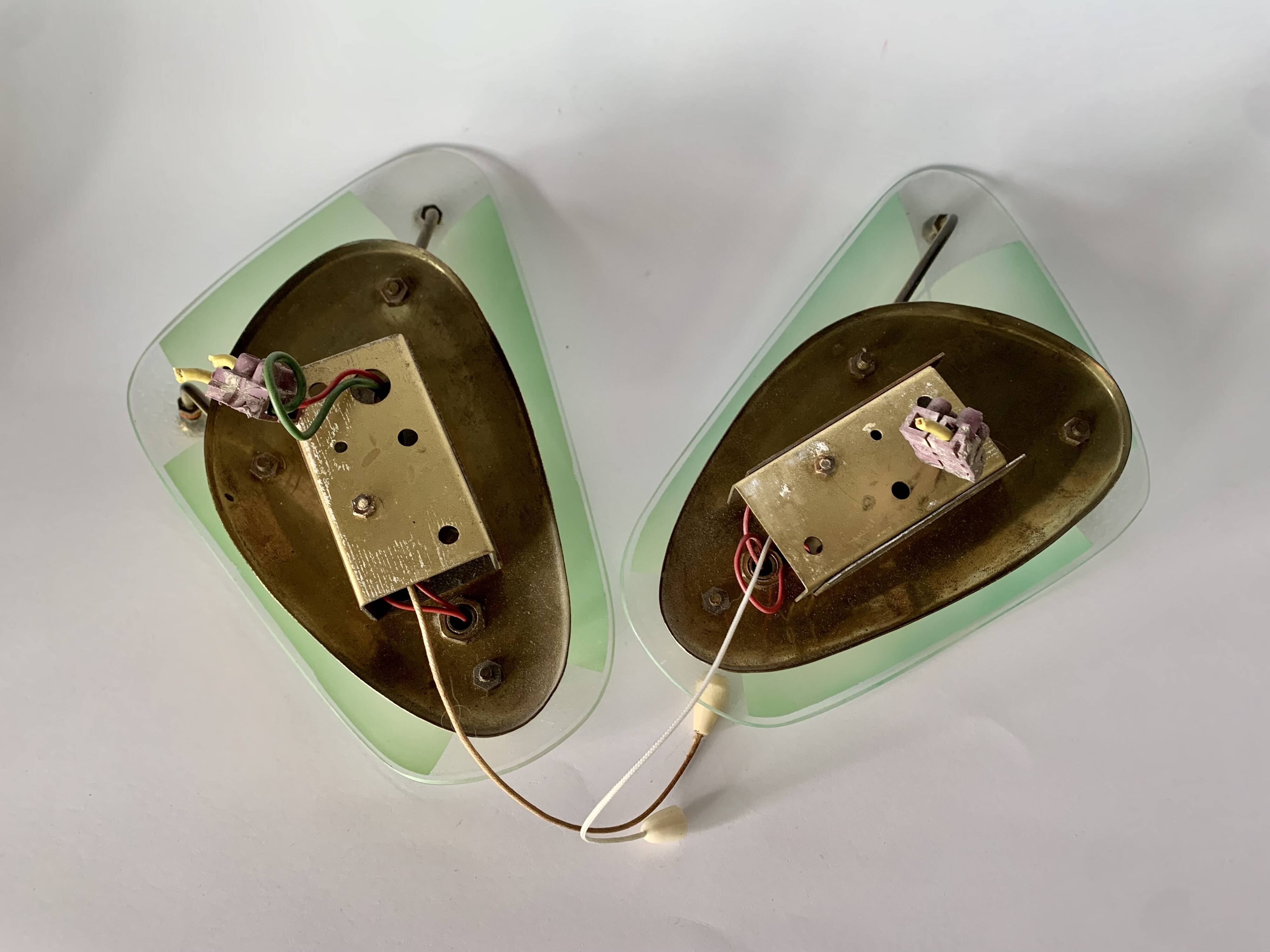 Pair of wall lamps from Napako, 1960's