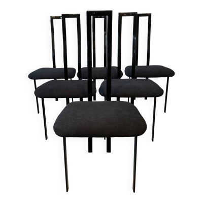 6 chaises de salle à manger Cattelan Italy