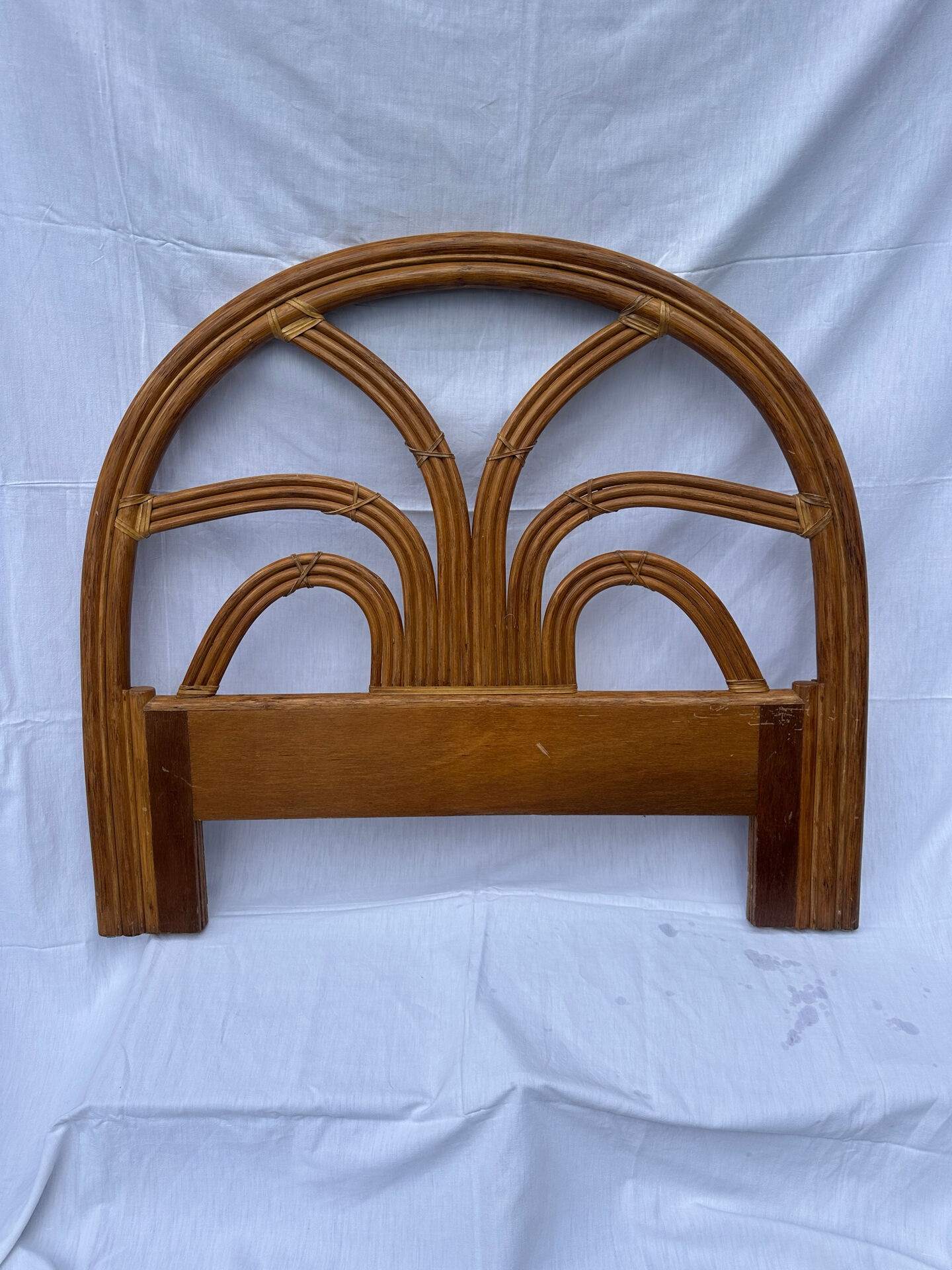 Rattan headboard