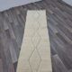Handmade Berber rug runner size 75/300 cm
