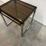 Side table attributed to Marc Berthier, 1970s.