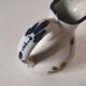 Small Malicorne pitcher with hand-painted floral decoration