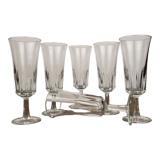 Champagne flutes x6