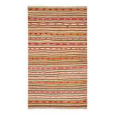 Tapis Kilim Vintage rayé, tapis Kilim en laine 163x282Cm