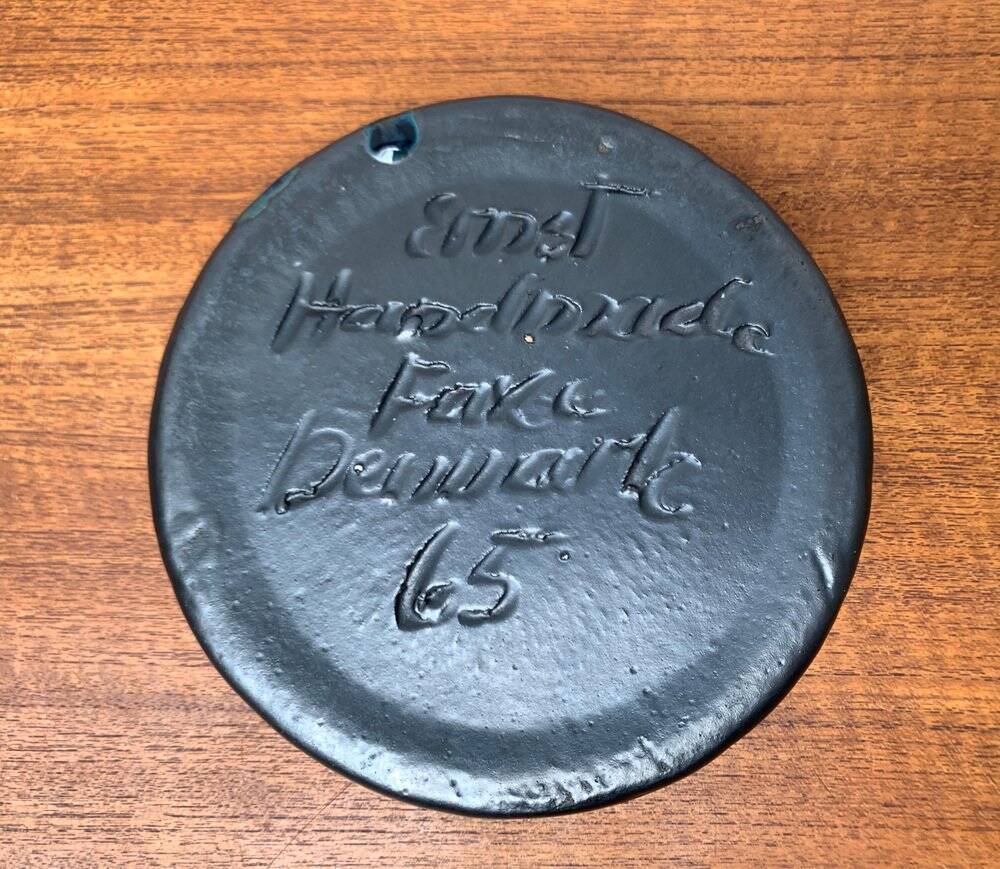 Danish Bowl from Mid-Century Pottery Studio by Ernst Pottery, 1960s