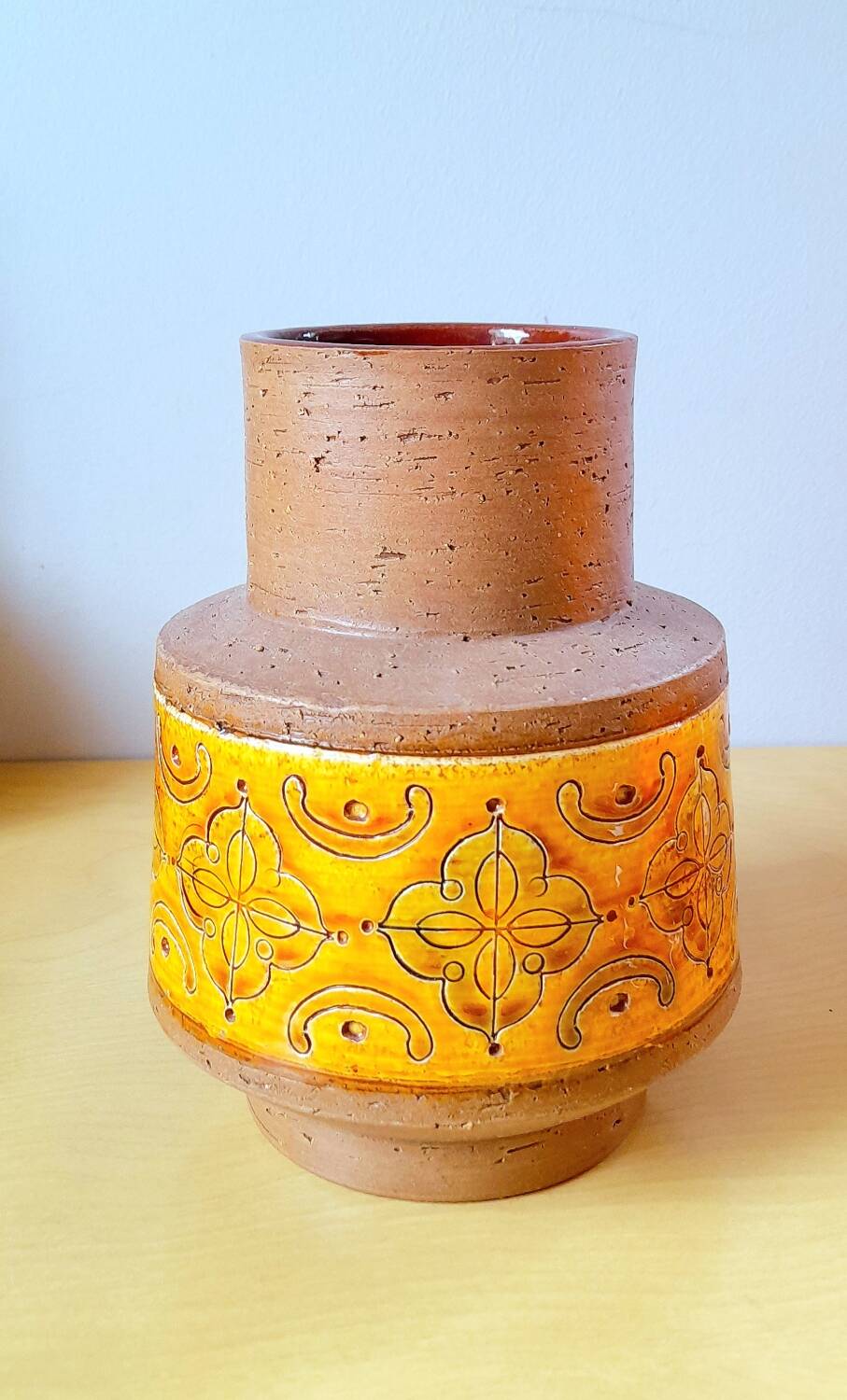 Bitossi Aldo Londi ceramic vase 70s