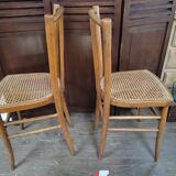 Chair Wood bistro bars Cannage