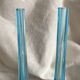 Pair of blown glass soliflore vases, 1960s