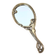Vintage brass mirror