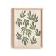 Painting on paper, foliage illustration, painting b205 signed Eawy