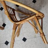 Fauteuil rotin enfant