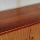 bibliothèque vintage scandinave teck
