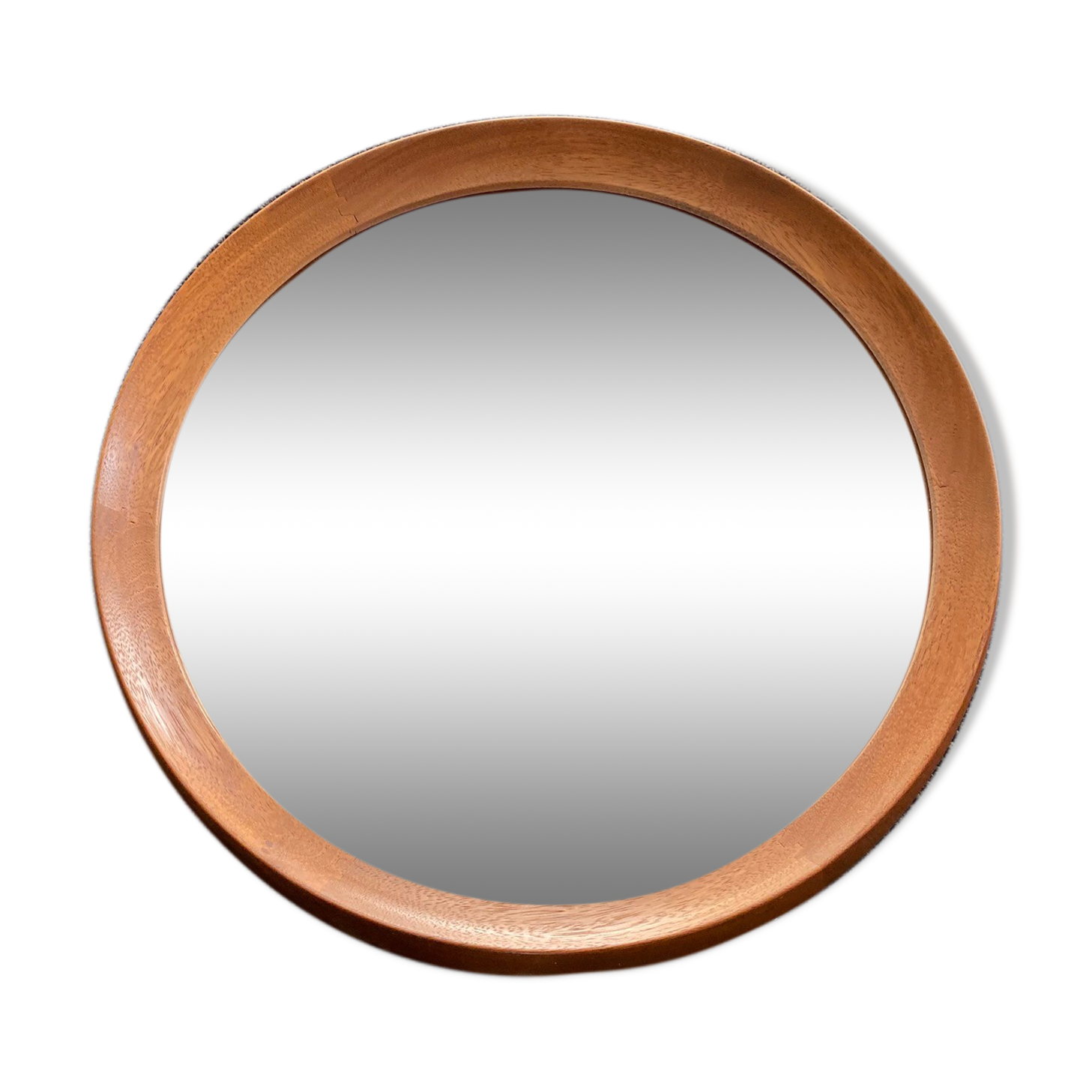 Scandinavian round wall mirror