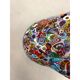 Murano glass vase multicolors
