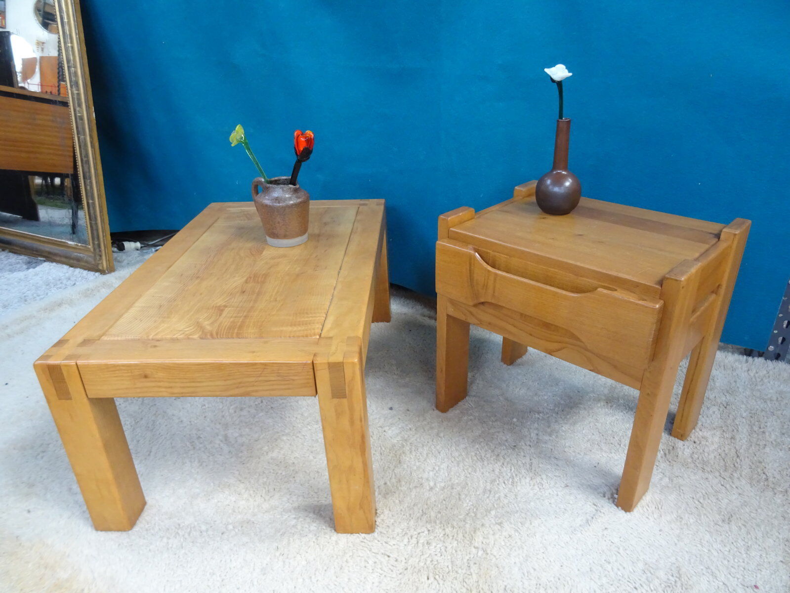 Elm bedside table Maison Regain