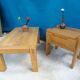 Table de chevet en orme Maison Regain