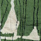 Green Moroccan rug, authentic Moroccan rug, 150/250cm