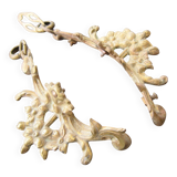 Set of 2 curved furniture bronze