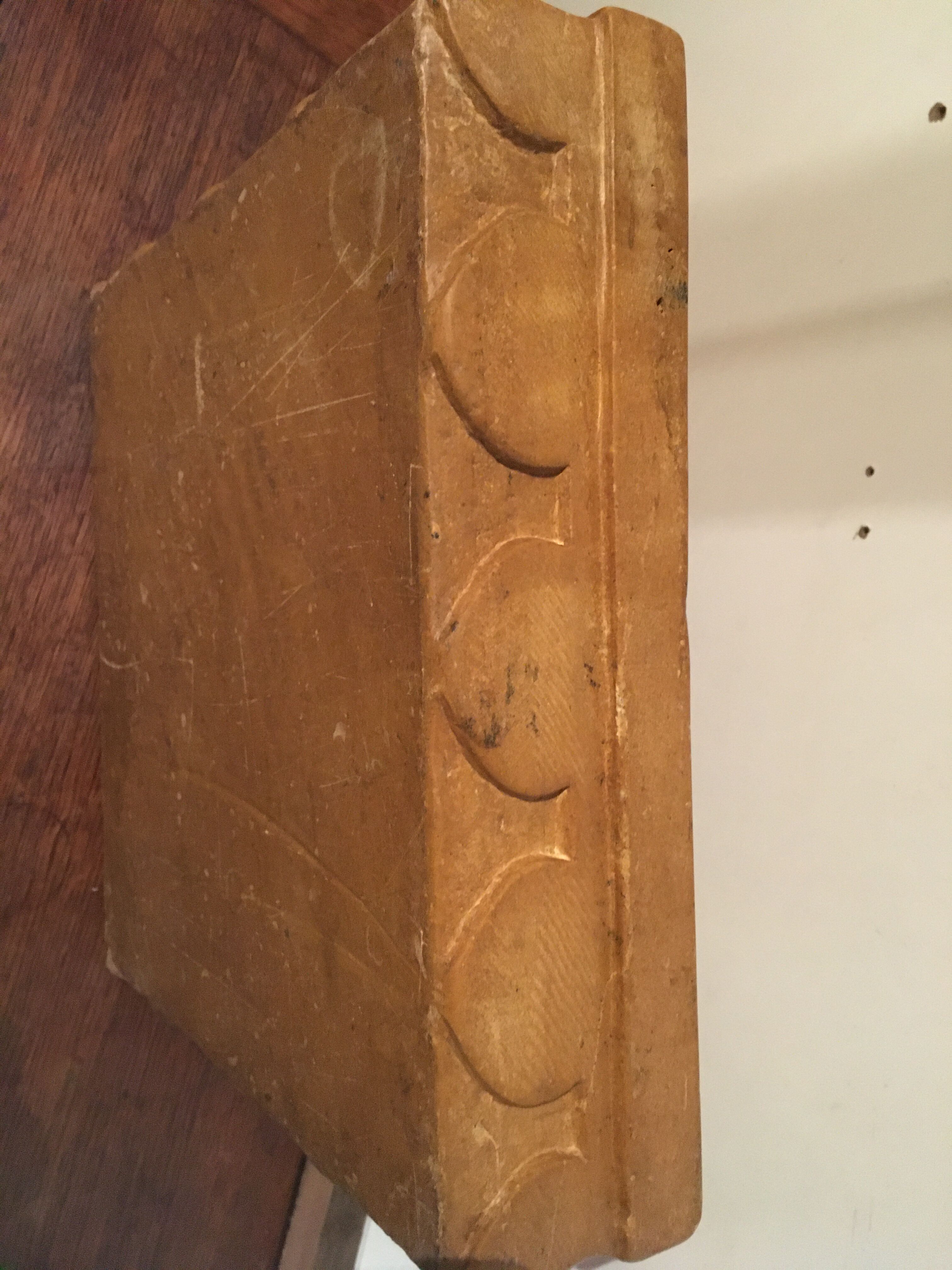 Carved candle holder "Pierre de Jaisalmer"