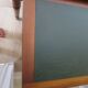 minister's desk - 2 drawers - solid wood - faux leather writing pad - Louis Philippe