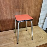 Pink formica stool 1960