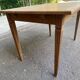 Louis XVI dining table renovated in raw wood from the 19th century