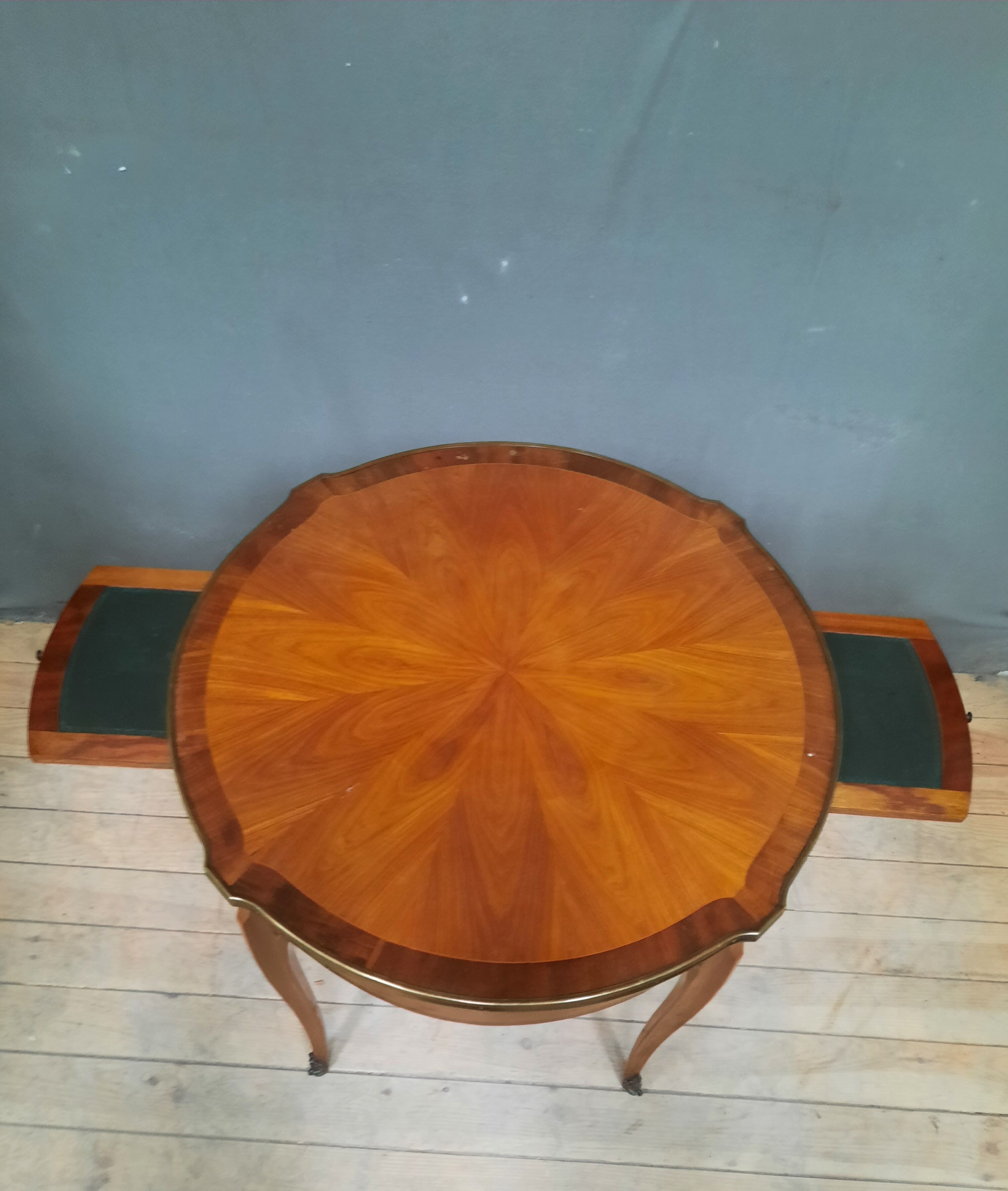 Louis XV style veneer living room table