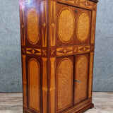 Secretary of Dame Restauration/Charles X in precious wood marquetry circa 1900