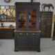 2-part, 2-door, 2-drawer pine sideboard from the 1900s