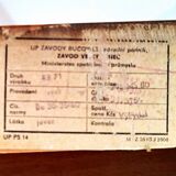 Desk attributed to M. Pozar for Up Závody, Czechoslovakia, 1960s
