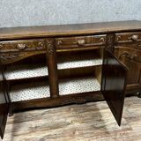 Louis XV style Provençal sideboard in walnut