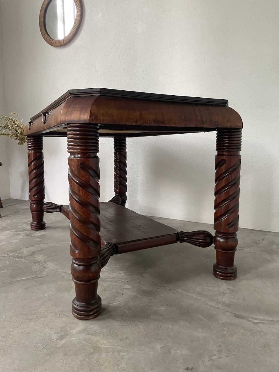 Bureau console acajou 1900