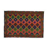 Tapis kilim anatolien fait à la main 312 cm x 210 cm