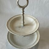 White metal display