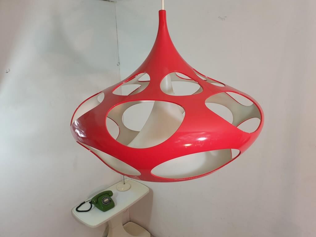 Vintage pendant lamp - UFO chandelier 70s