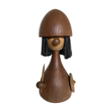 Viking doll by Kay Bojesen for Laurids Lonborg, teak Denmark 1950