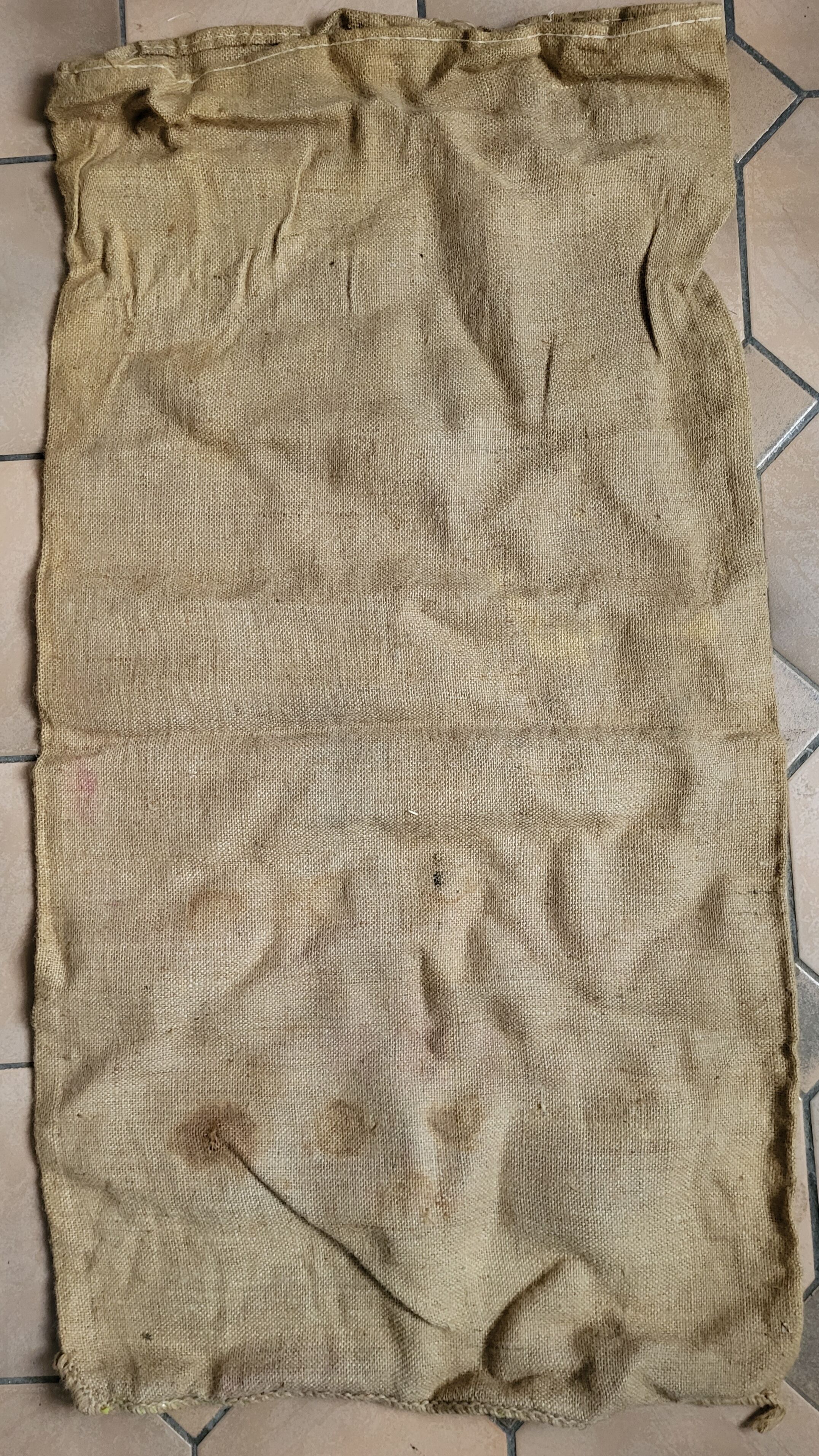 Sac en toile de jute potasse d'alsace