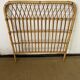 Vintage bamboo and rattan headboard