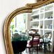 Classic gold shell mirror