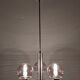 3-light space age chandelier from the 60s-70s