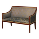 Banquette in the style of Jean-Michel Frank from the 1930s-1940s.